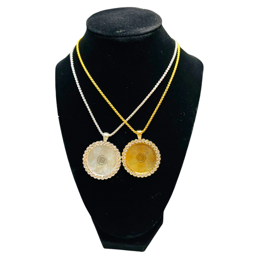 Round Photo Pendant