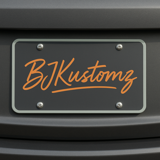 Personalized License Plate – Custom Car Tag for Memorial, Business, or Gifts