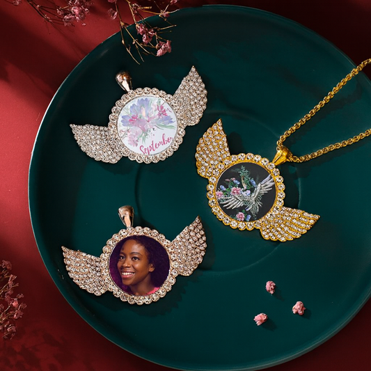 Wing Photo Pendant